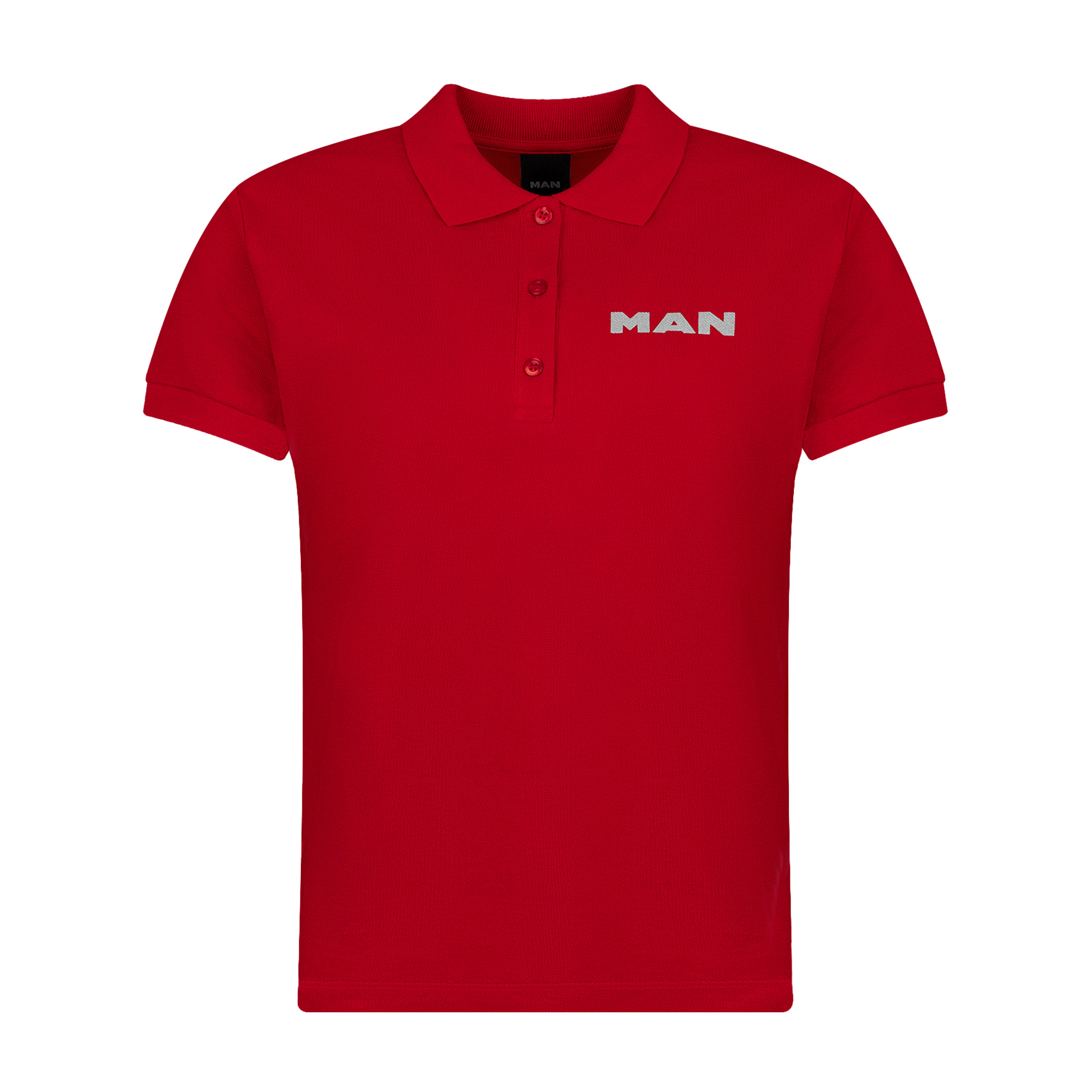 MAN Essential polo shirt women red