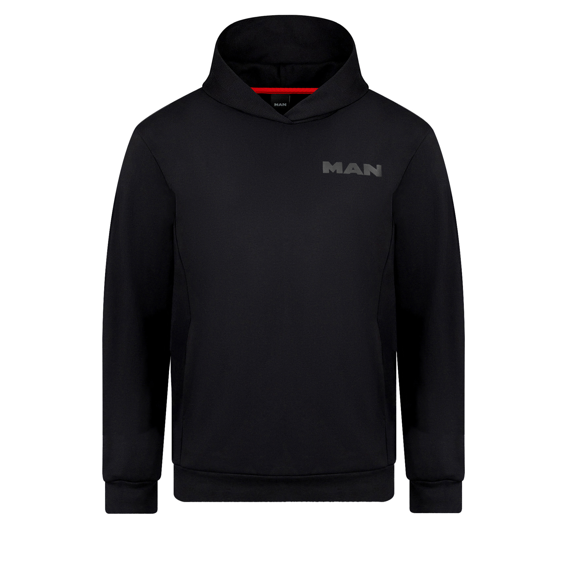 MAN Individual S Men's Premium Hoodie Black in Black