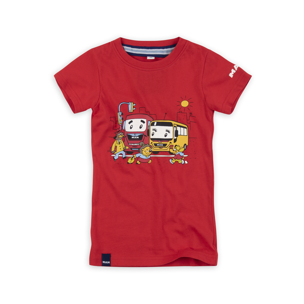 MAN KIDS T-shirt rouge pour enfant