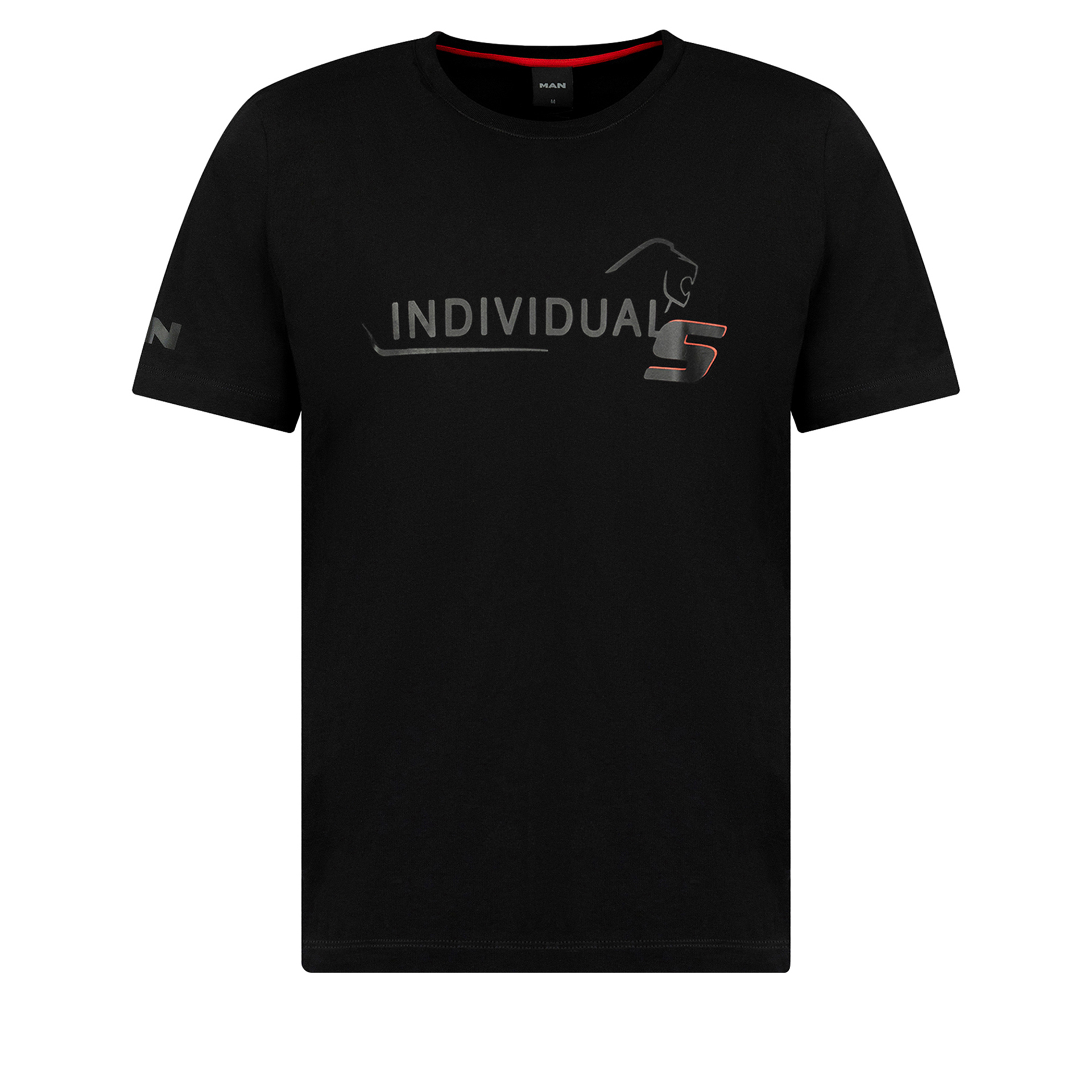 MAN Individual S T-shirt premium pours noir en noir