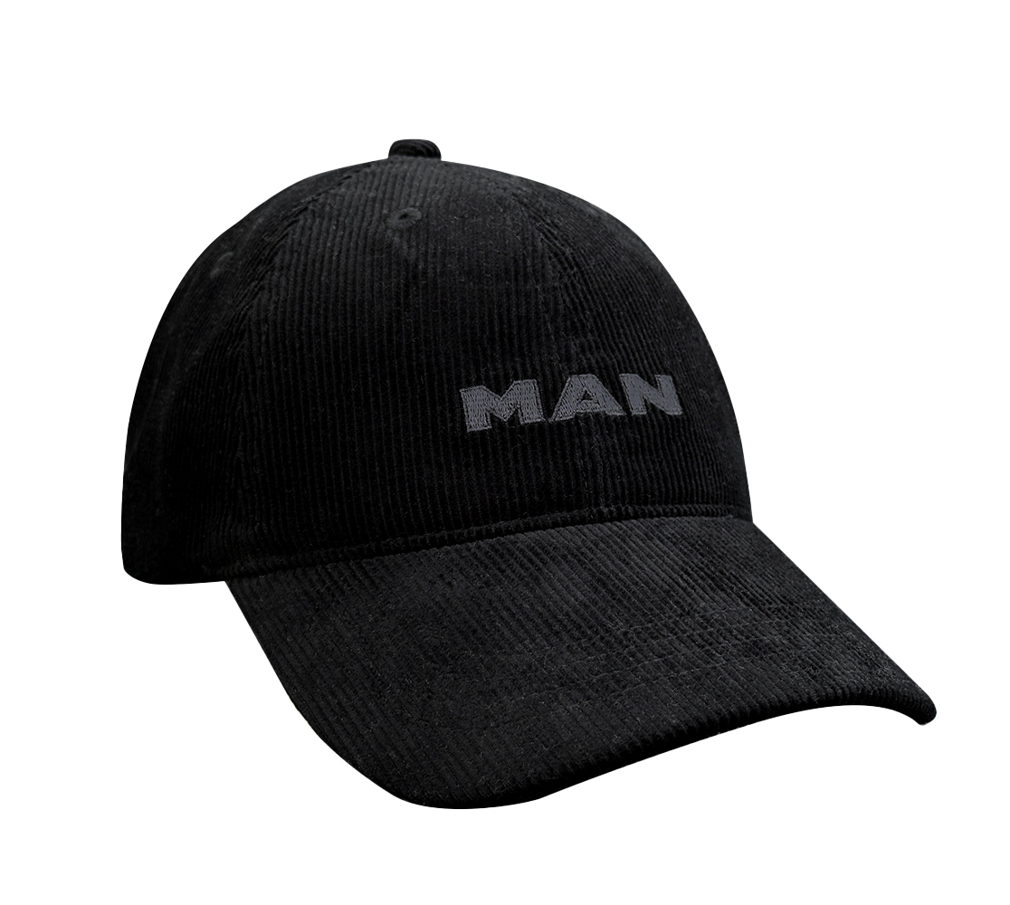 MAN Corduroy cap black