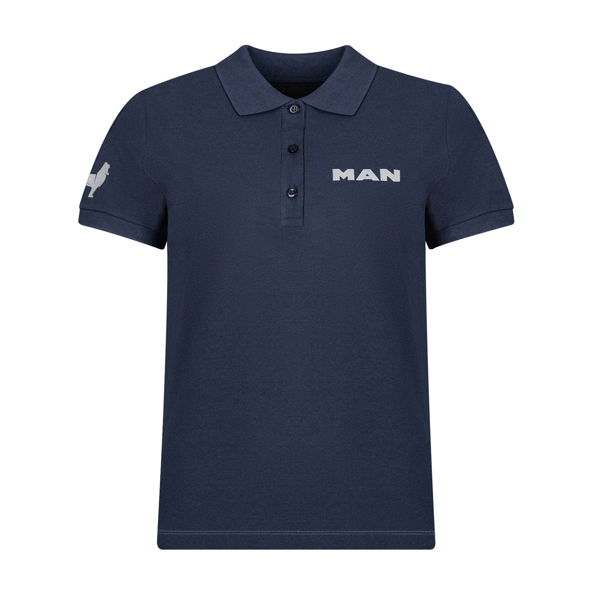 MAN Essential polo shirt women blue