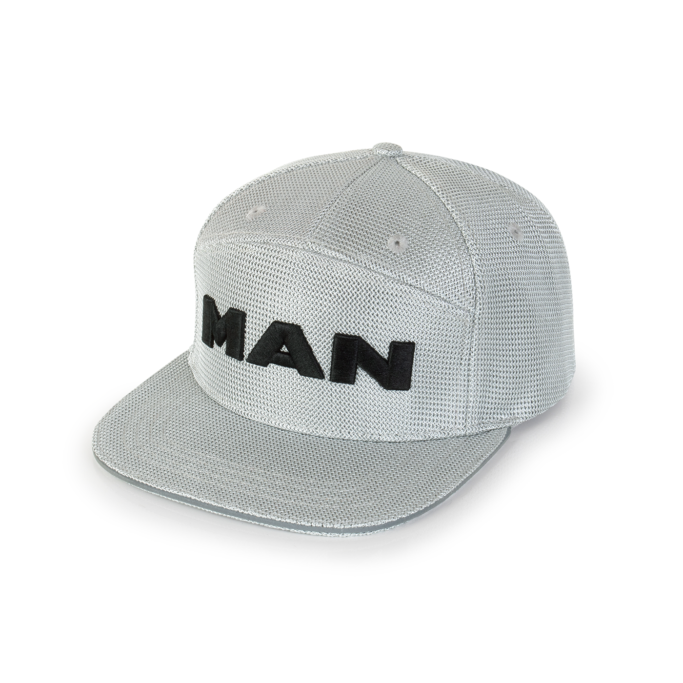 MAN Black Edition Unisex Flat cap, silver