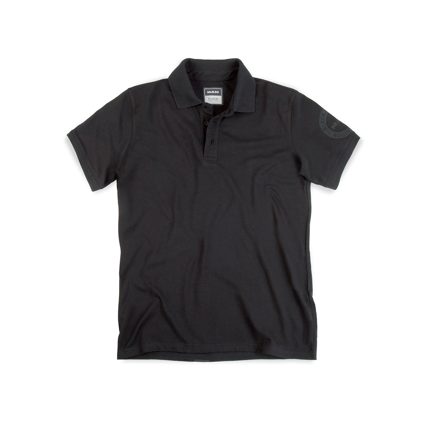 MAN Black Edition Herren Polo Shirt